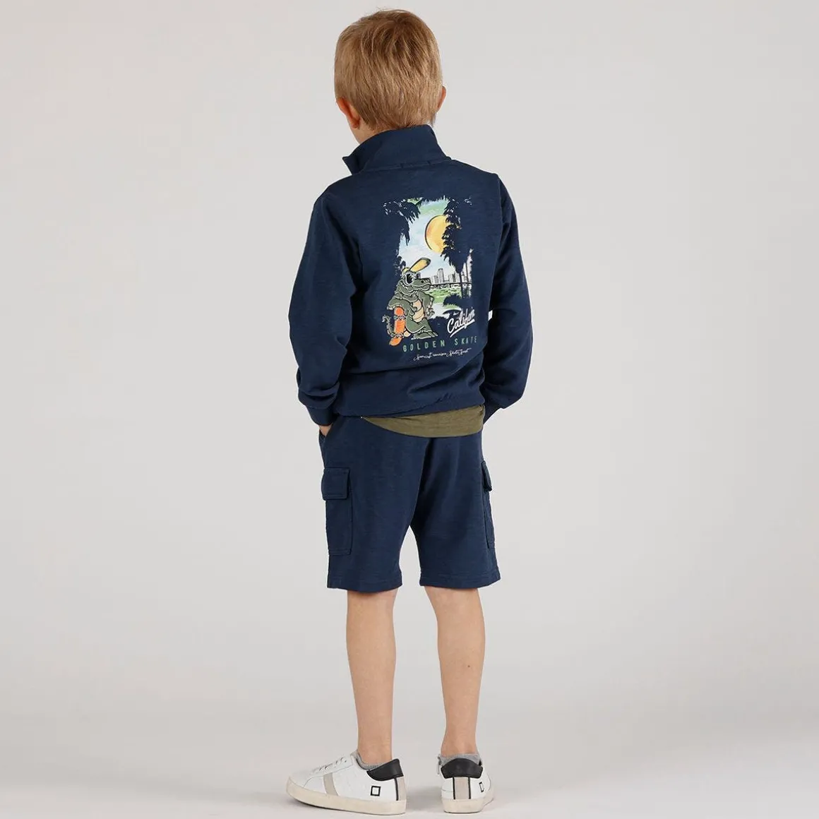 Maglia con tasca da bambino