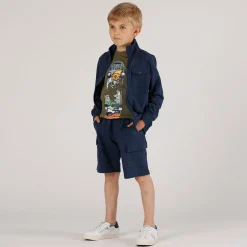 Maglia con tasca da bambino