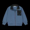 Maglia con zip da bambino