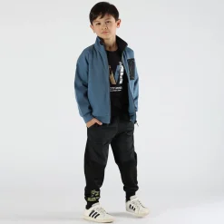 Maglia con zip da bambino