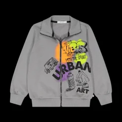 Maglia con zip e stampa per bambino