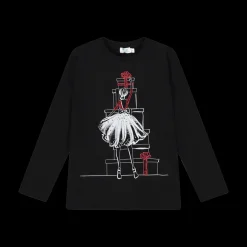 Maglia da bambina con strass