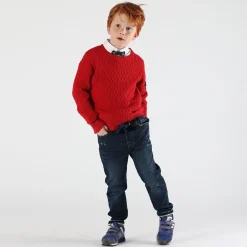Maglia da bambino a trecce