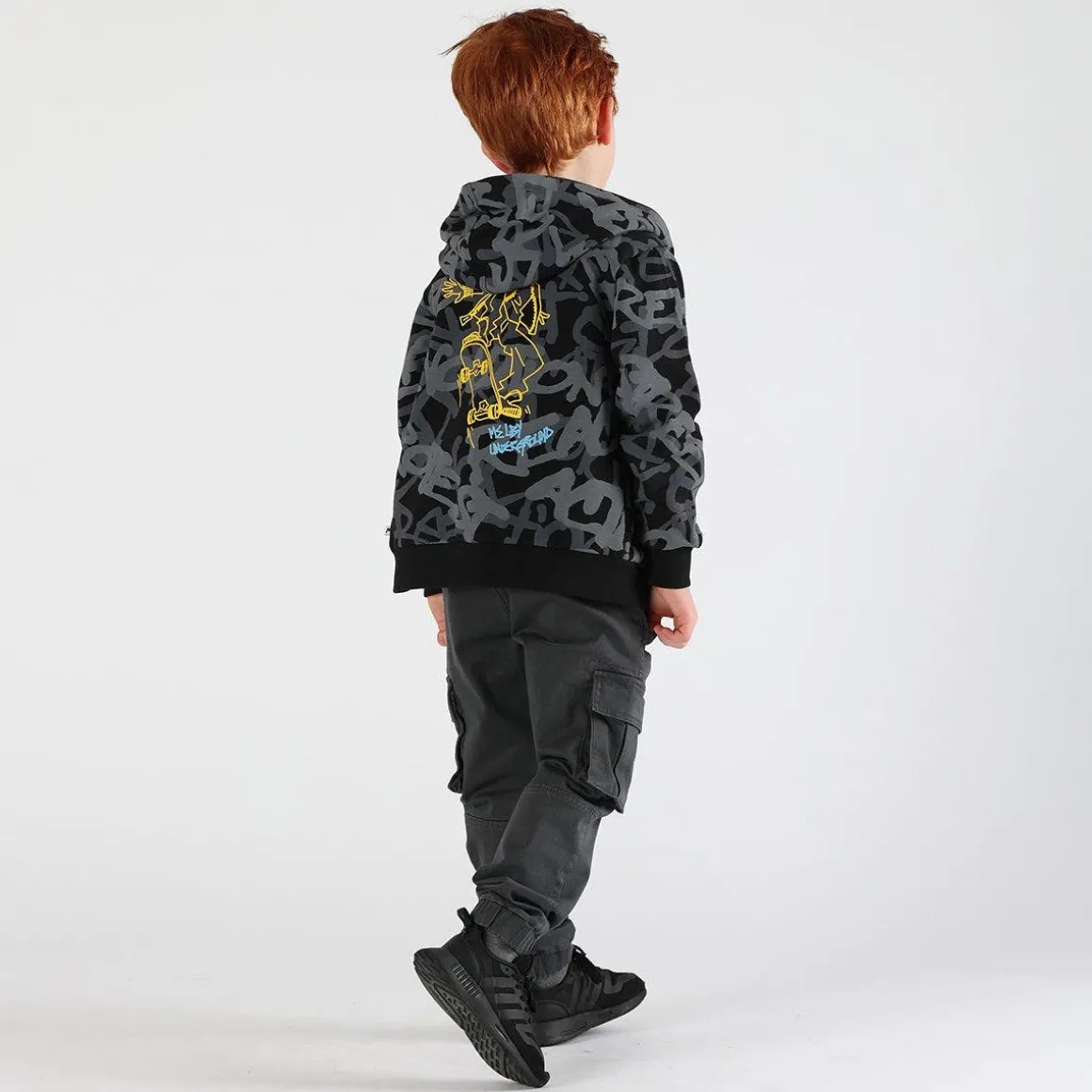Maglia da bambino con stampa tonale