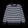 Maglia da bambino in tricot a righe blu