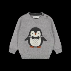 Maglia da bambino in tricot con pinguino