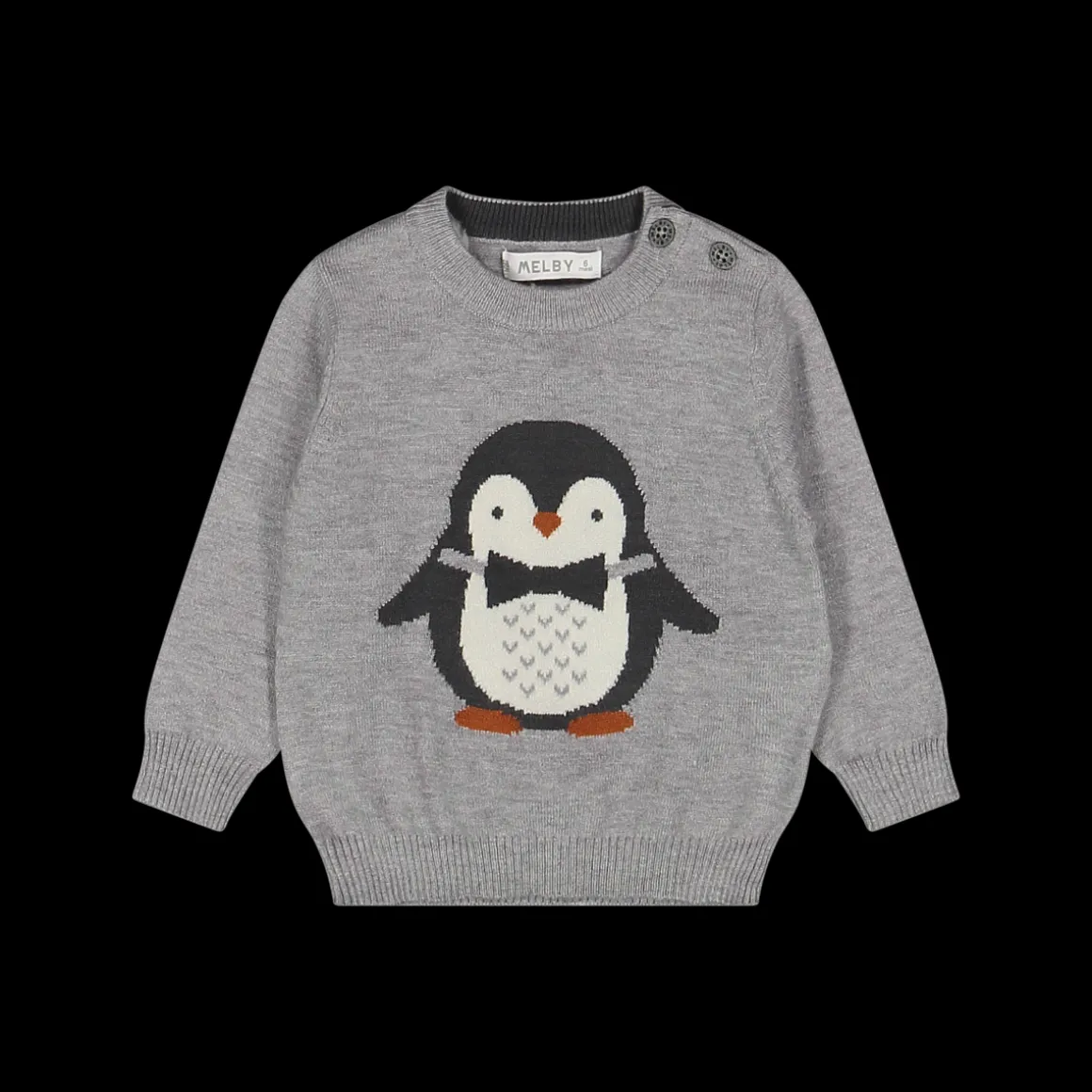 Maglia da bambino in tricot con pinguino