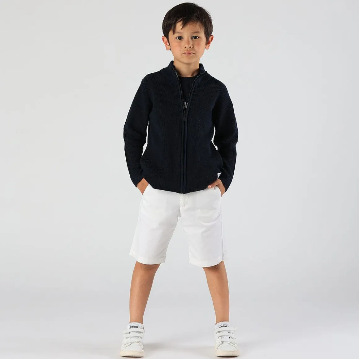 Maglia da bambino in tricot con zip