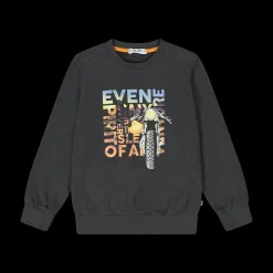 Maglia girocollo ad bambino in felpa malfilè