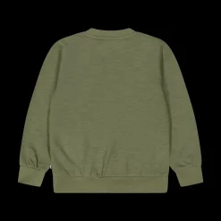 Maglia girocollo ad bambino in felpa malfilè