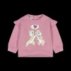 Maglia girocollo in felpa bambina