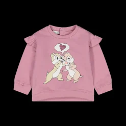 Maglia girocollo in felpa bambina