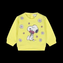 Maglia girocollo in felpa bambina