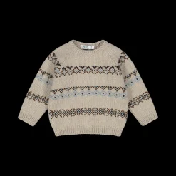 Maglia girocollo in tricot da bambino
