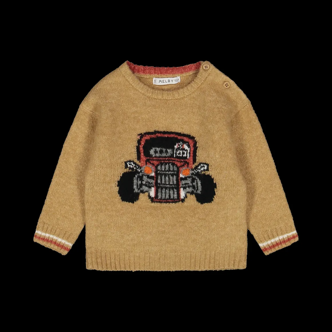 Maglia girocollo in tricot per bambino