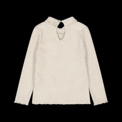 Maglia in calda costina per bambina