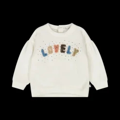 Maglia in felpa stretch invernale per baby girl