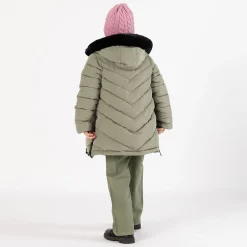 Maglia in tricot camouflage per bambina