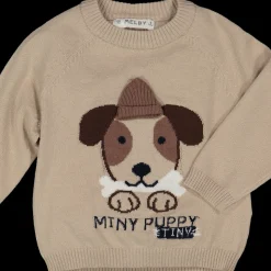 Maglia in tricot con cagnolino da bambino