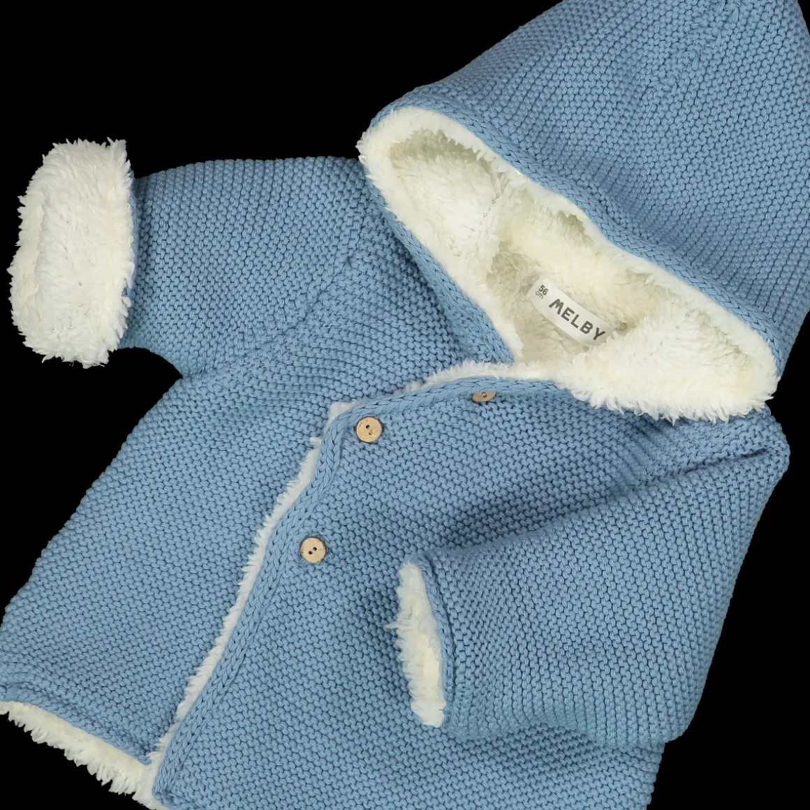 Maglia in tricot con pelliccia da bambino