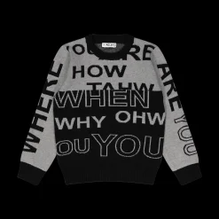 Maglia in tricot da bambino con scritte