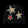 Maglia in tricot da bambina con stelle