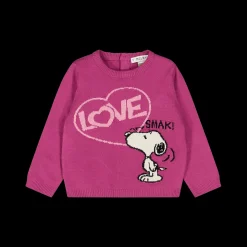 Maglia in tricot tema Peanuts per bambina