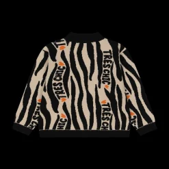 Maglia jacquard animalier bambina