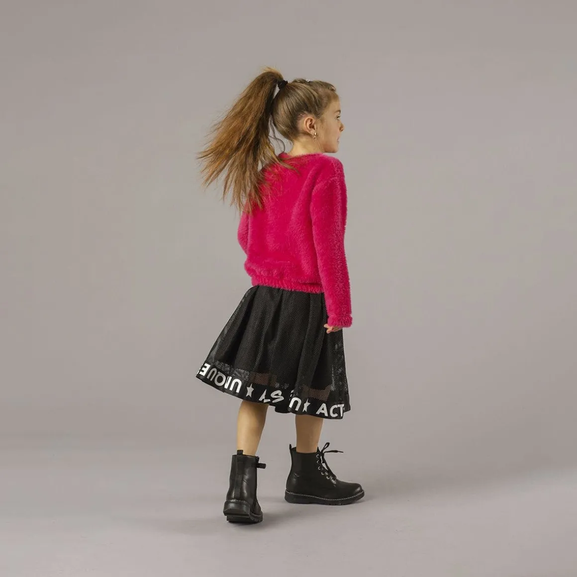 Maglia monocolore per bambina