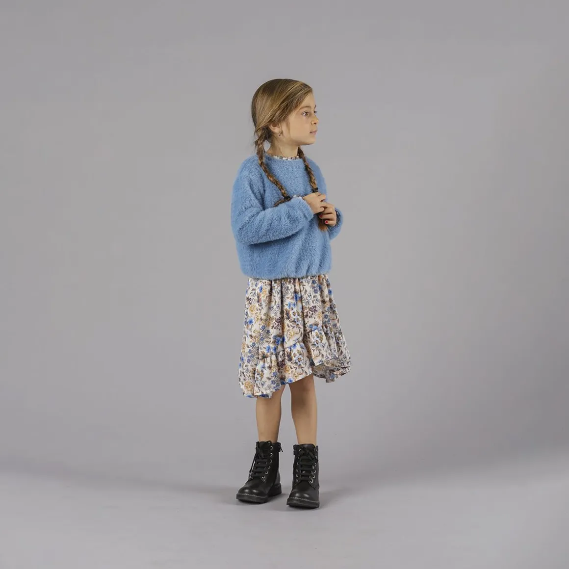 Maglia monocolore per bambina