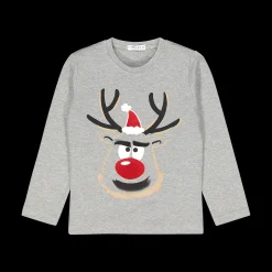 Maglia natalizia con patch per bambino