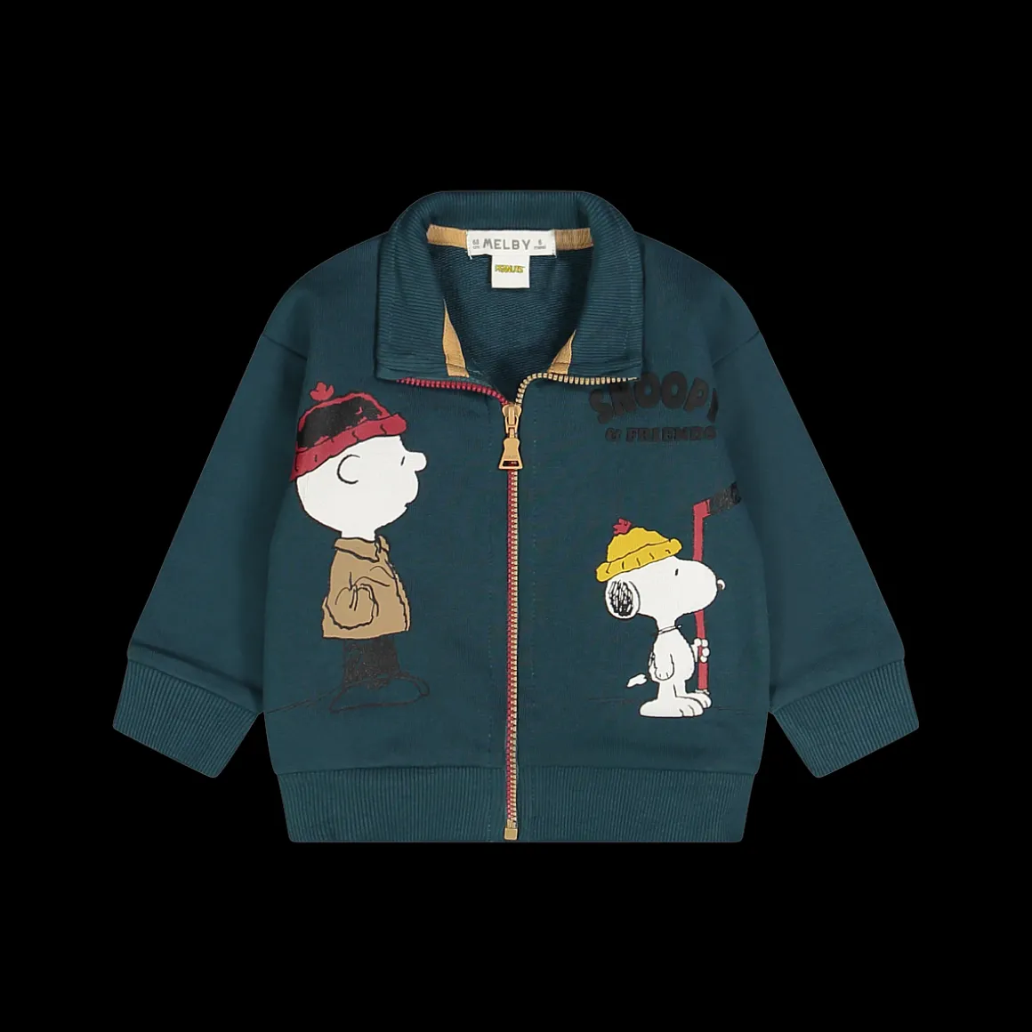 Maglia Peanuts con zip da bambino