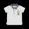 Maglia polo manica corta in jersey bambino