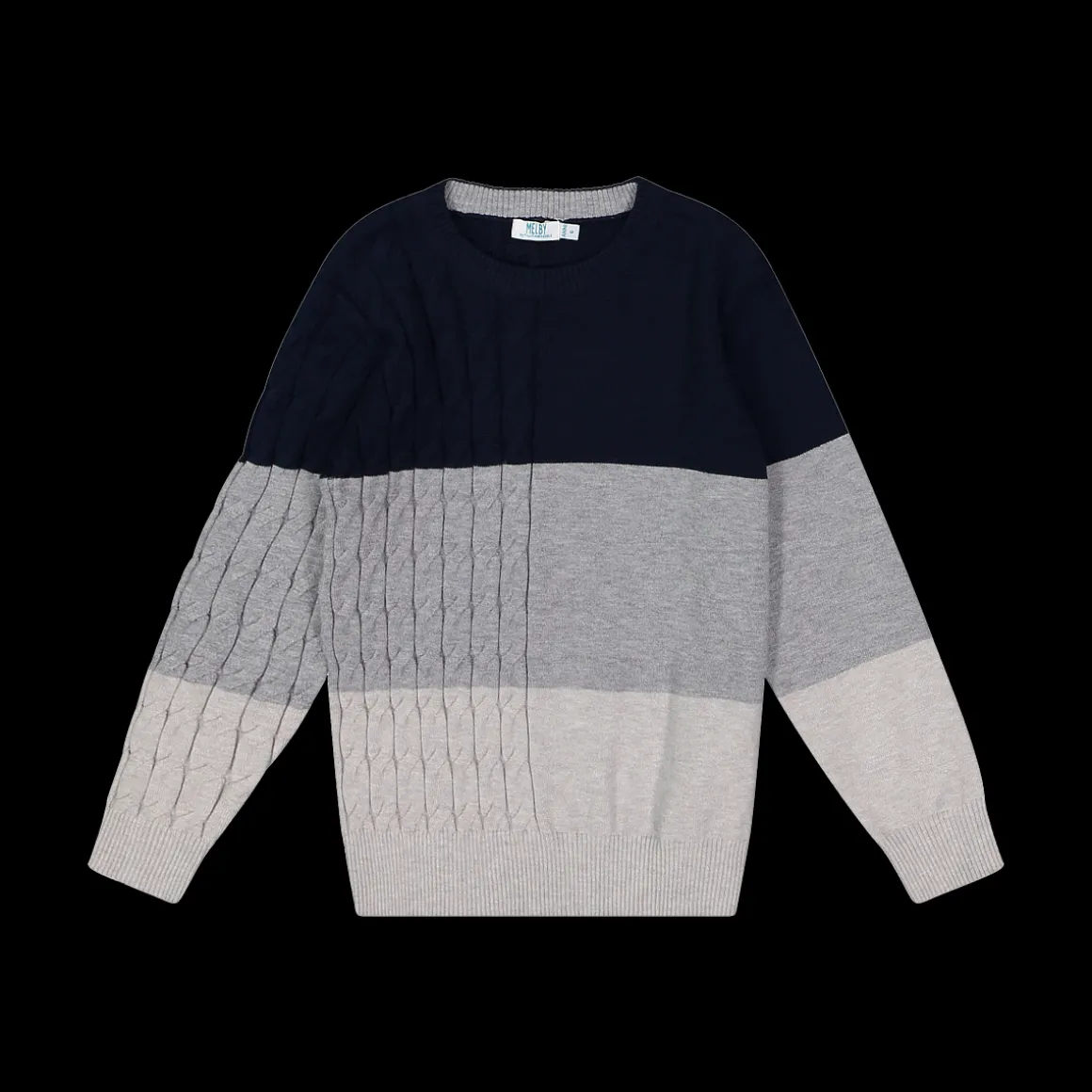 Maglia tricolore tricot da bambino