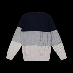 Maglia tricolore tricot da bambino