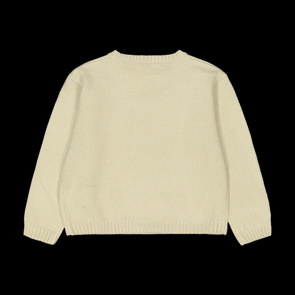 Maglia tricot con cucciolo bambina