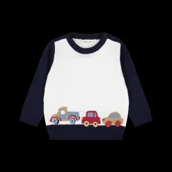 Maglia tricot cotone girocollo bambino