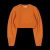 Maglia tricot cropped bambina