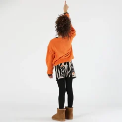 Maglia tricot cropped bambina