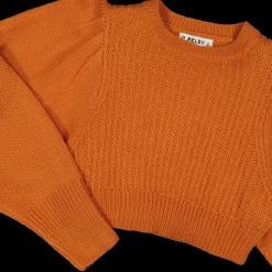 Maglia tricot cropped bambina