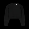 Maglia tricot cropped per ragazza