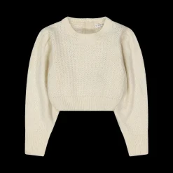 Maglia tricot cropped per ragazza