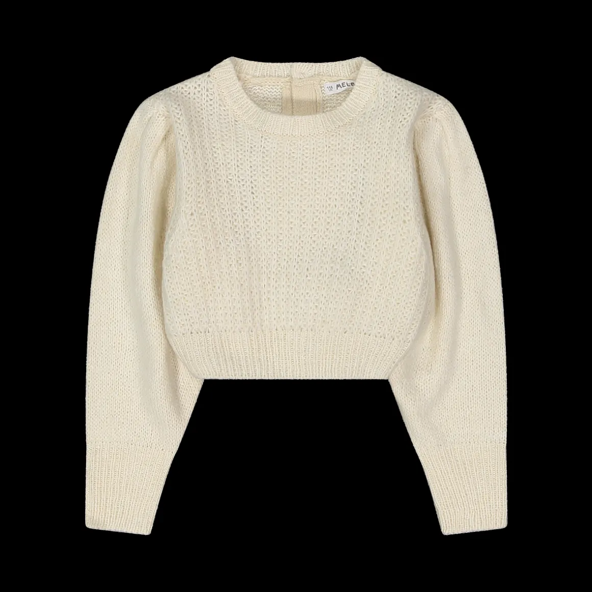 Maglia tricot cropped per ragazza