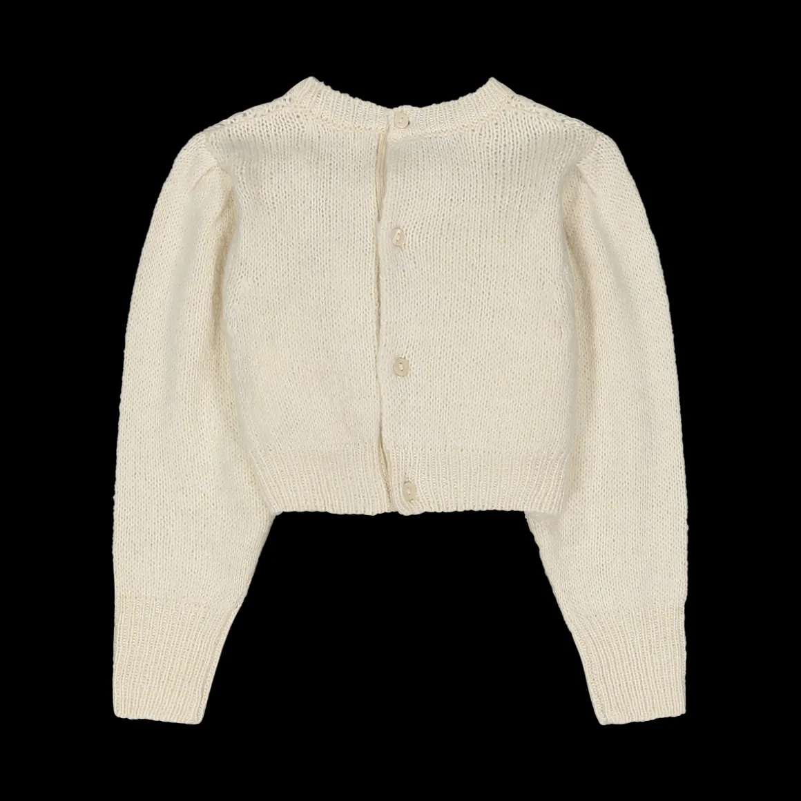 Maglia tricot cropped per ragazza