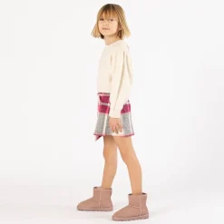 Maglia tricot cropped per ragazza