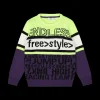 Maglia tricot da bambino con scritte
