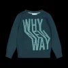 Maglia tricot da bambino con scritte