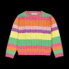 Maglia tricot multicolore da bambina