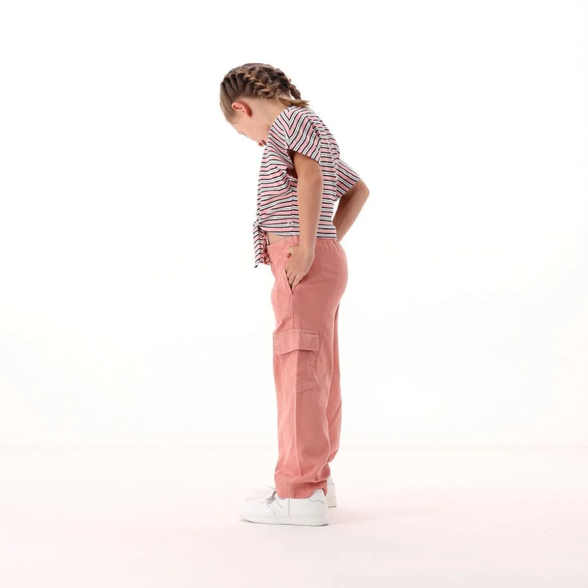 Maglietta con nodo per bambina