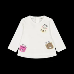 Maglietta con patch per bambina